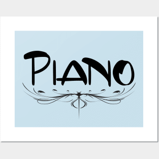 Piano Accent Posters and Art